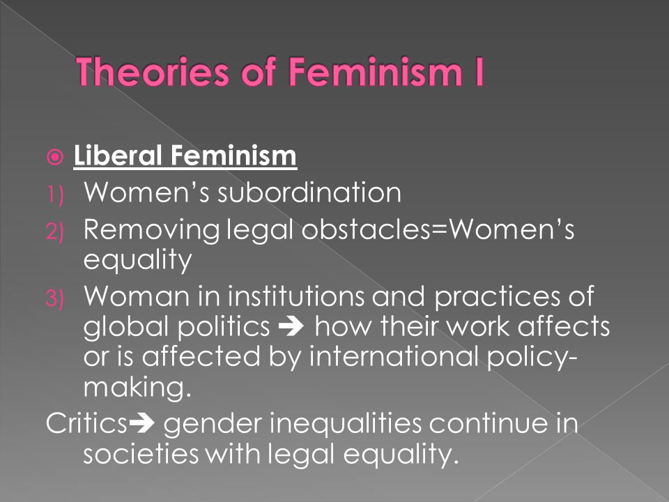 Radical vs Liberal Feminism
